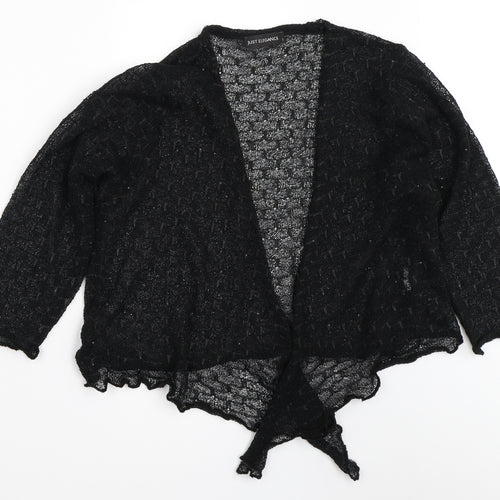 Just Elegance Womens Black   Cardigan Jumper Size L