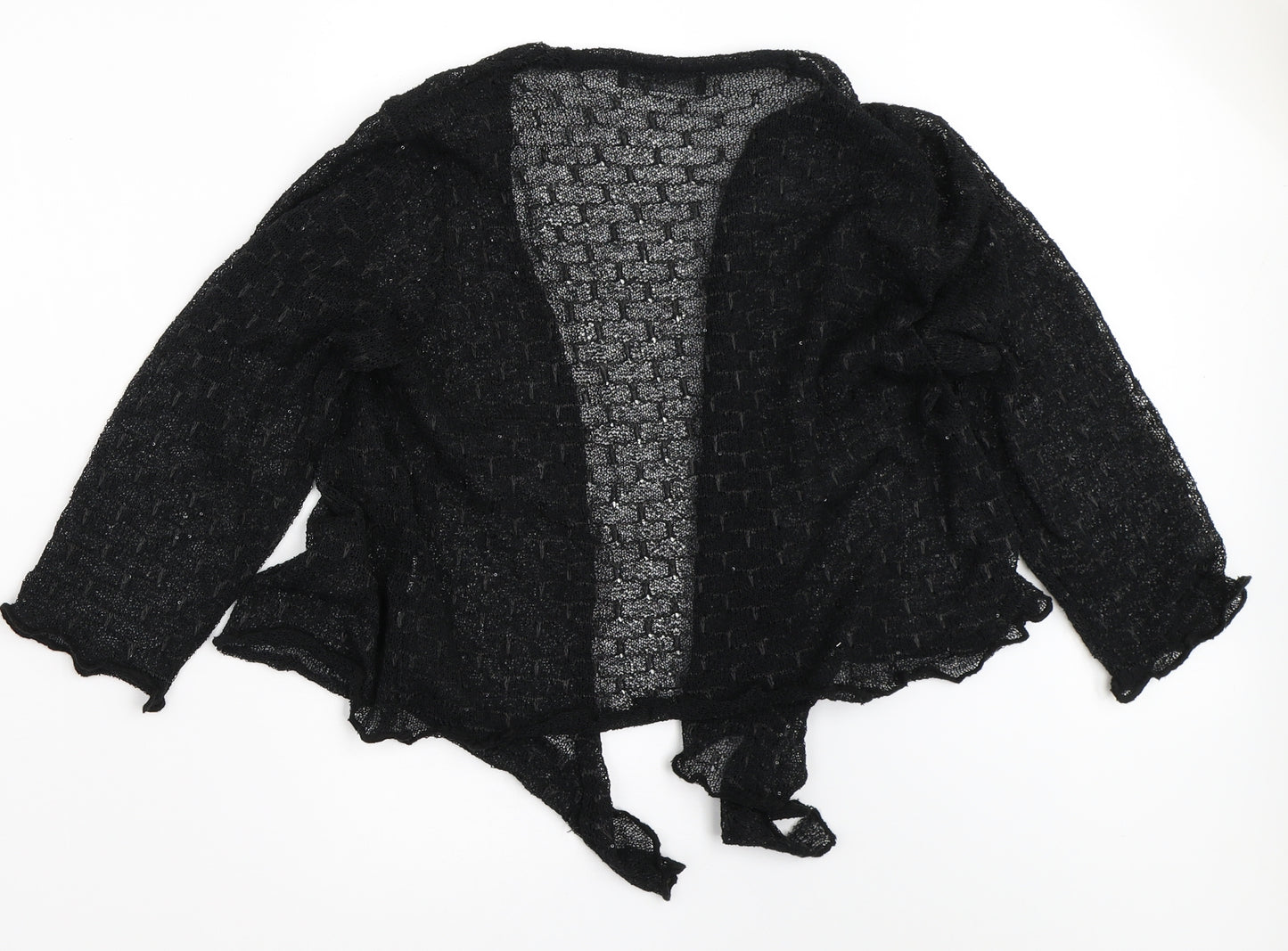 Just Elegance Womens Black   Cardigan Jumper Size L