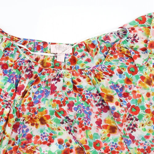 H&M Womens Multicoloured Floral  Basic Blouse Size 36