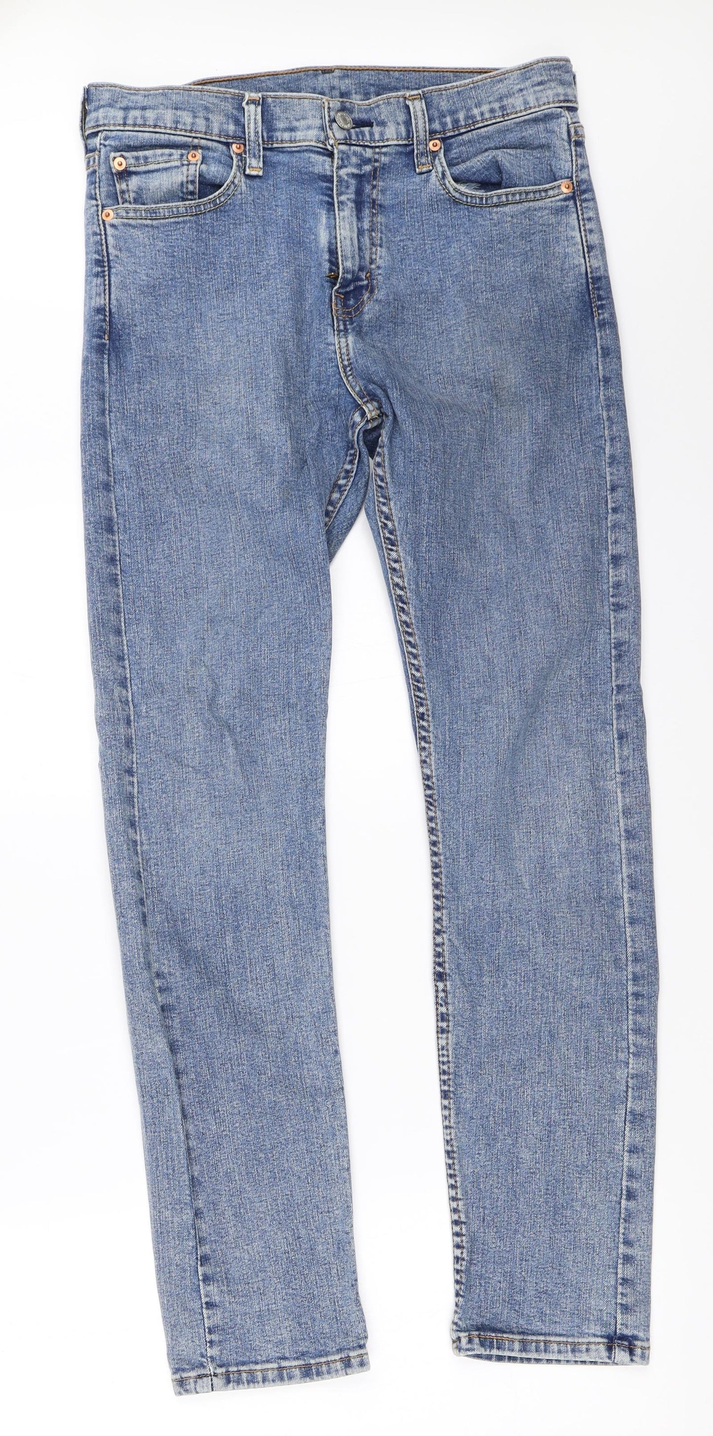 Levi's Mens Blue  Denim Straight Jeans Size 30 in L32 in