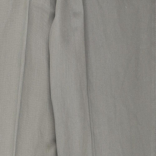 Haggar Mens Grey   Trousers  Size 34 in L29 in
