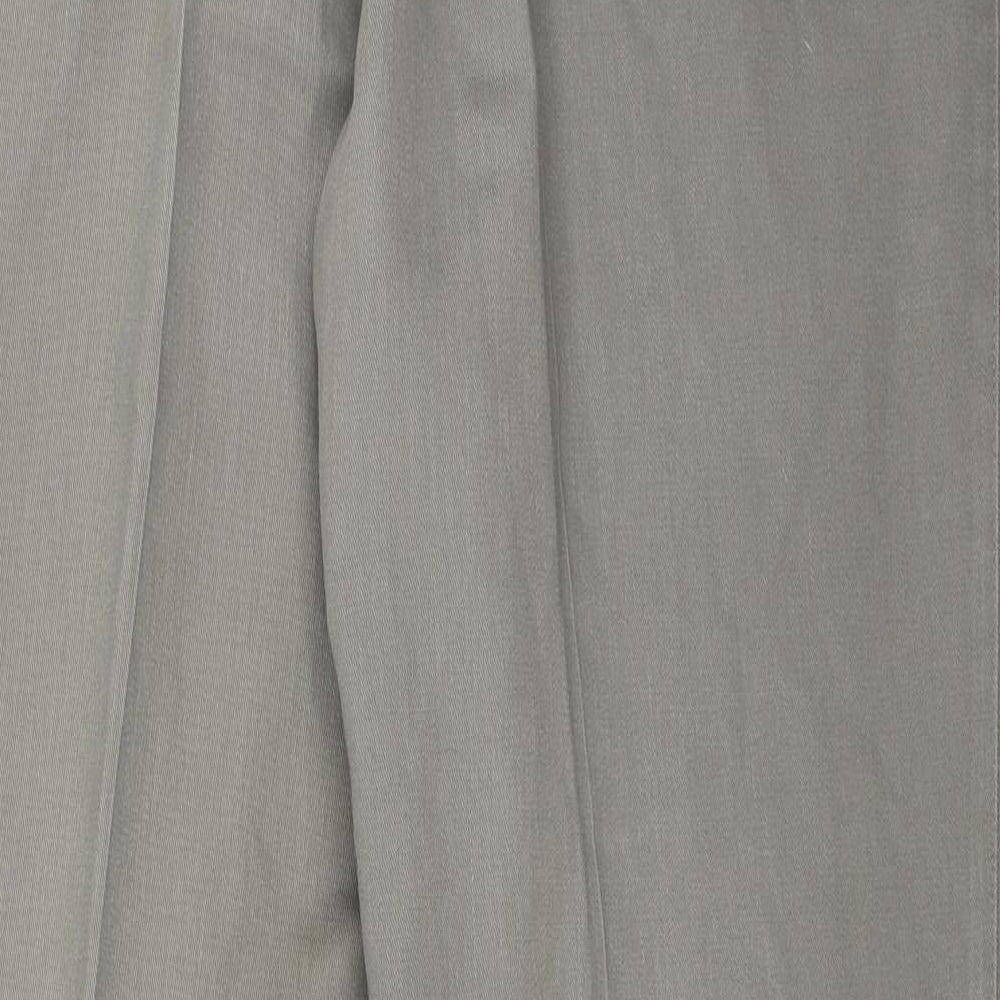 Haggar Mens Grey   Trousers  Size 34 in L29 in