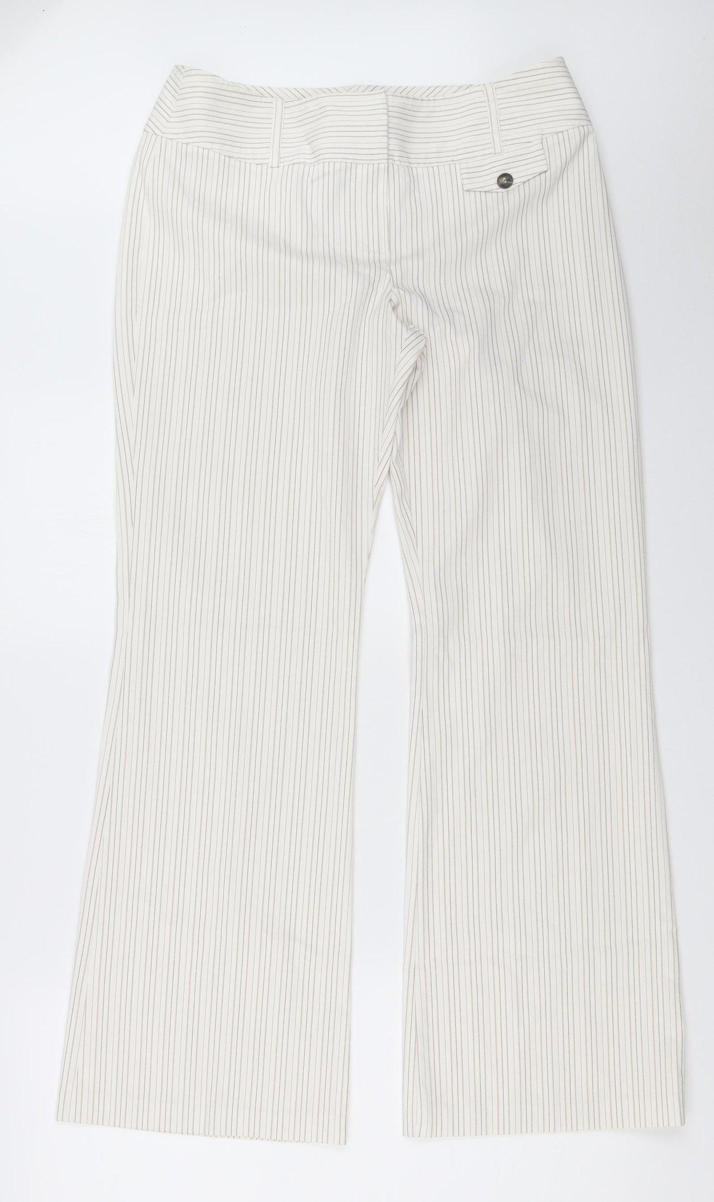 NEXT Womens Ivory   Trousers  Size 12 L31 in