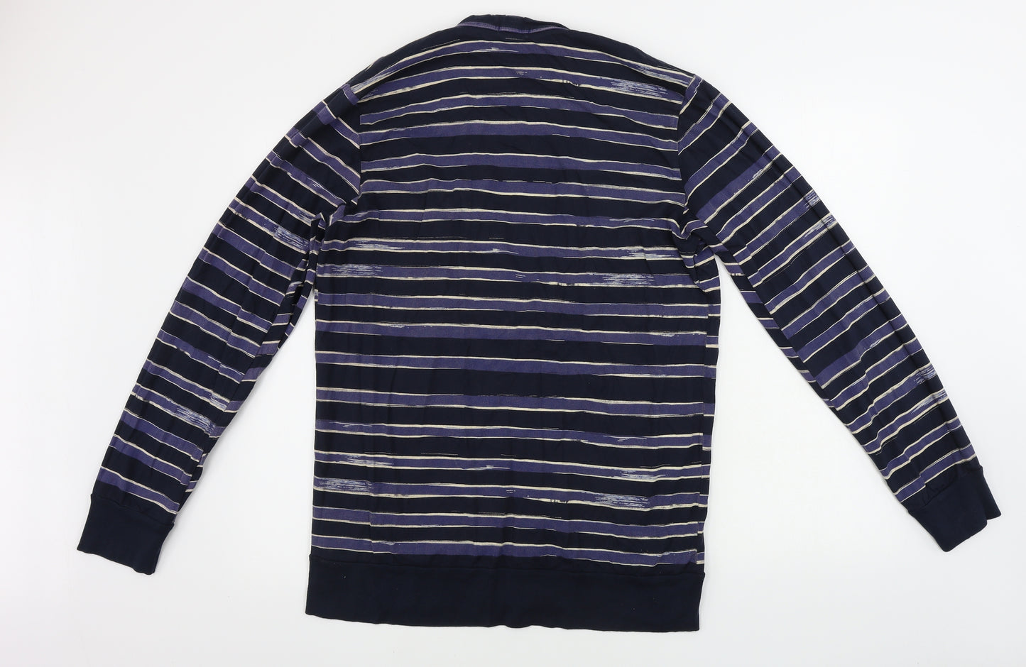 Paul Smith  Womens Black Striped  Cardigan Jumper Size L