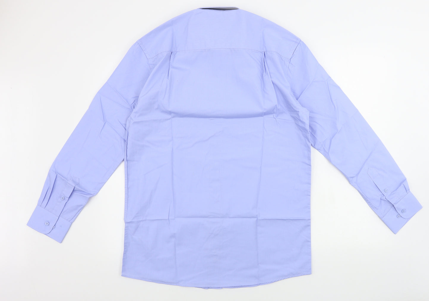 George  Mens Blue    Dress Shirt Size 15