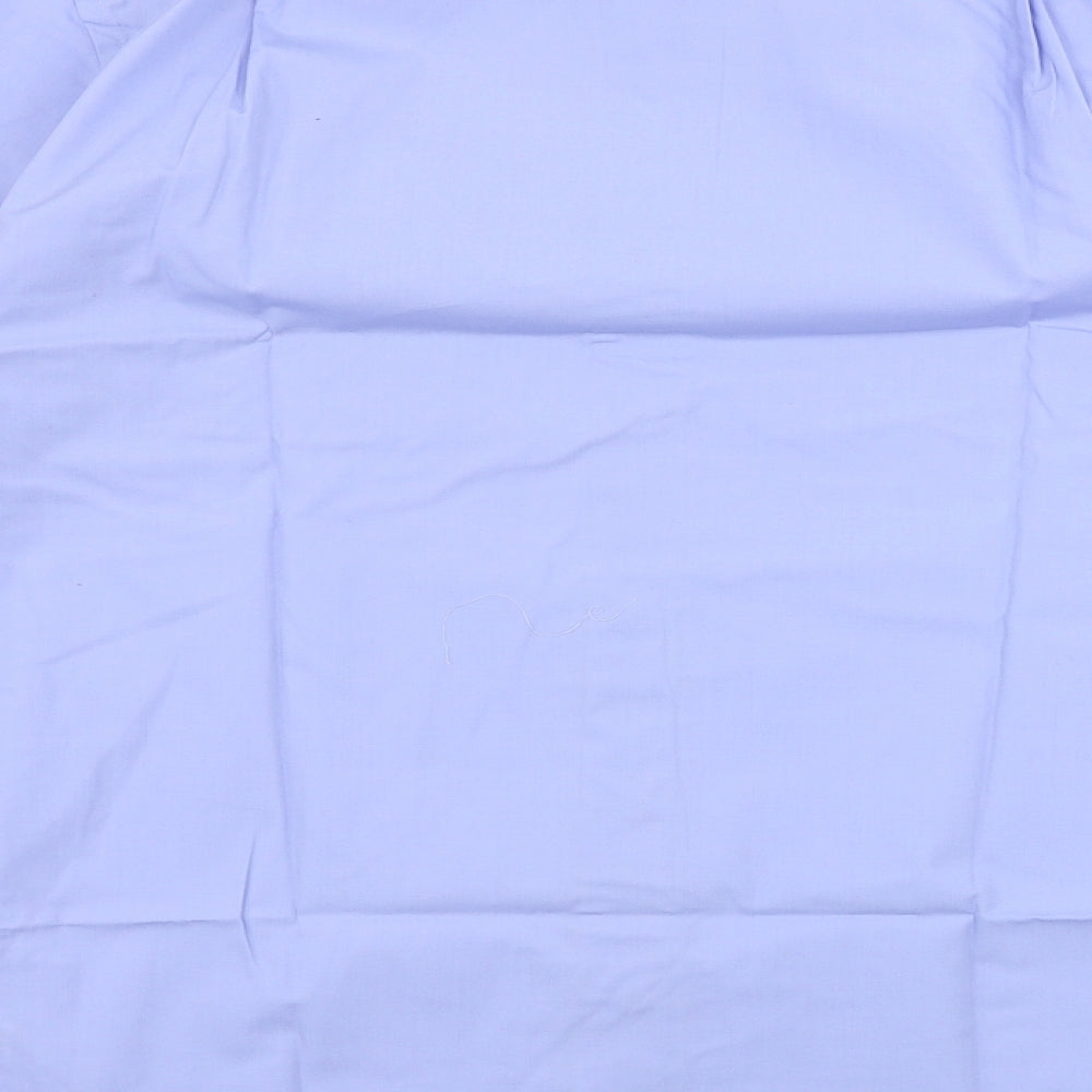 George  Mens Blue    Dress Shirt Size 15