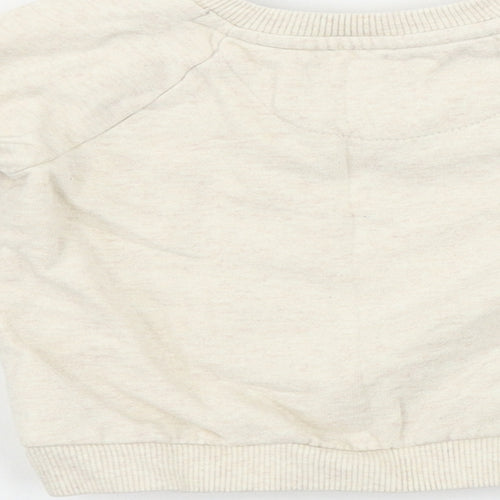 FRED&FLO   Girls Beige   Pullover Jumper Size 18-24 Months