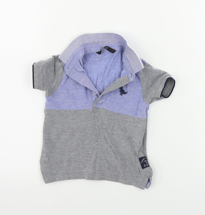 George Boys Grey   Basic Polo Size 2 Years