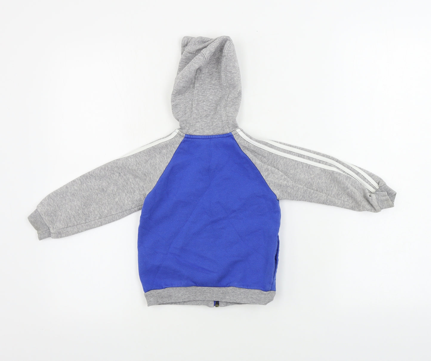 adidas  Boys Blue   Full Zip Jumper Size 12-18 Months