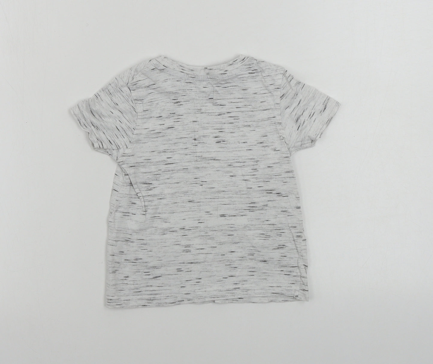 George Boys Grey Paisley  Basic T-Shirt Size 12-18 Months