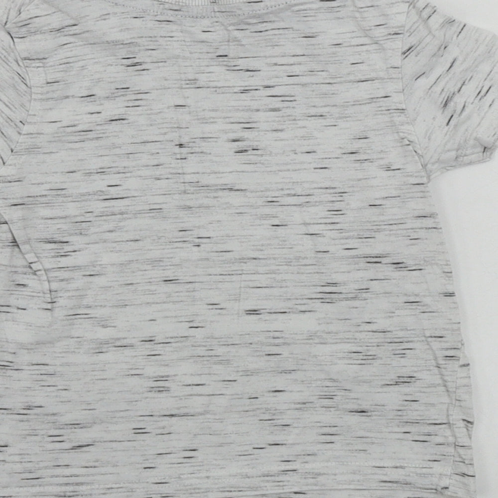 George Boys Grey Paisley  Basic T-Shirt Size 12-18 Months