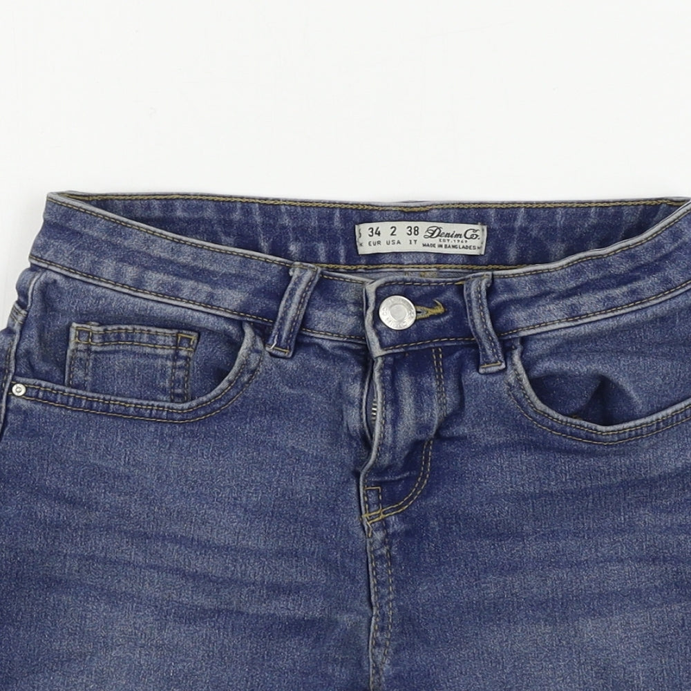 denim co Womens Blue   Cut-Off Shorts Size 6