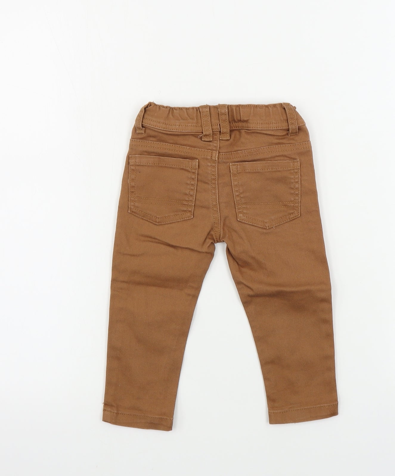 denim co Boys Brown   Cargo Jeans Size 12-18 Months