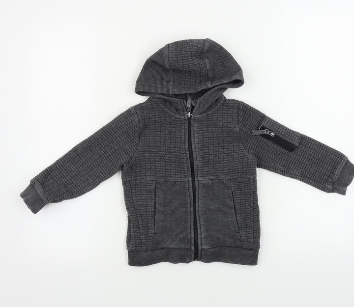 Nutmeg  Boys Grey   Jacket Coat Size 2-3 Years