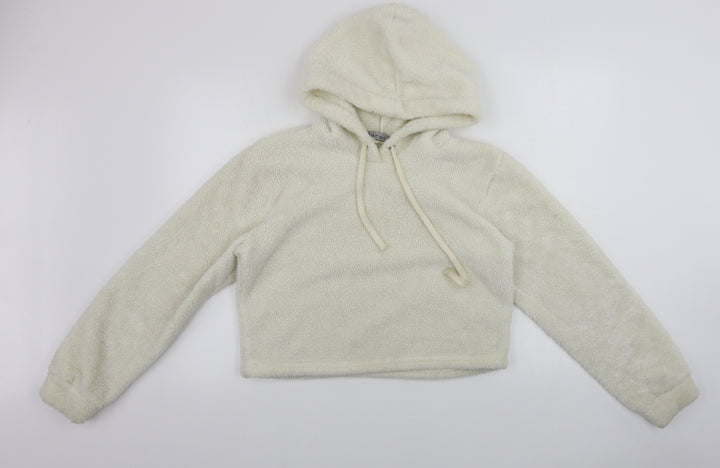 Select  Womens Ivory   Pullover Hoodie Size M