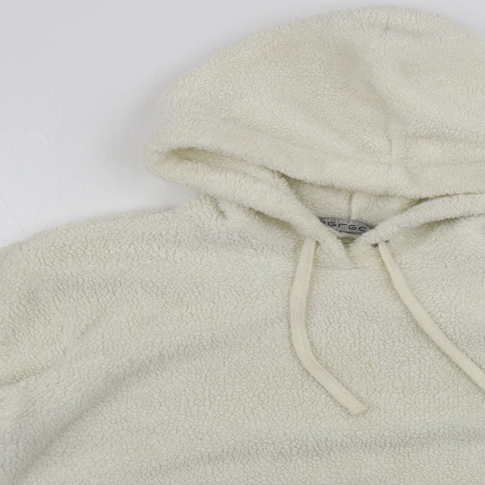 Select  Womens Ivory   Pullover Hoodie Size M