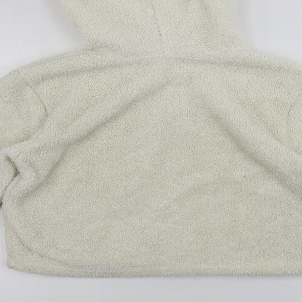 Select  Womens Ivory   Pullover Hoodie Size M