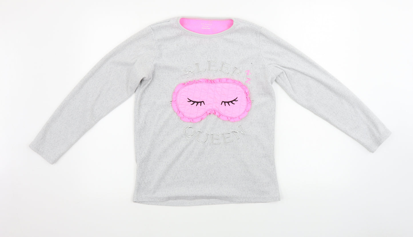 Primark  Girls Grey   Pullover Jumper Size 12-13 Years