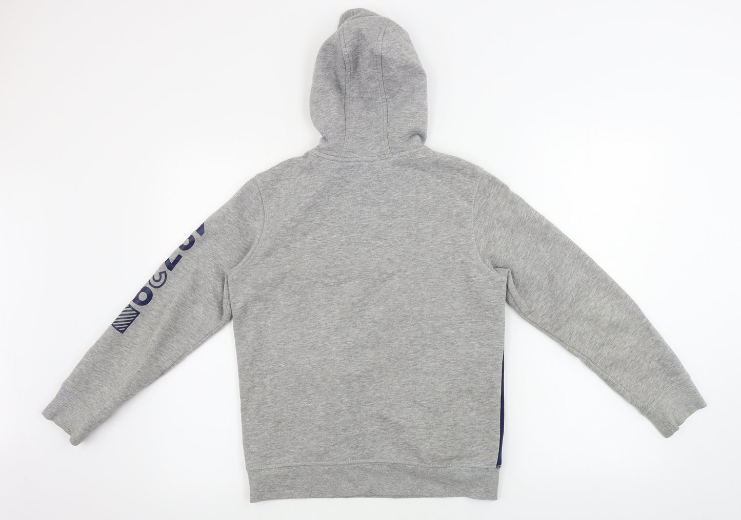 George  Boys Grey   Henley Hoodie Size 10-11 Years