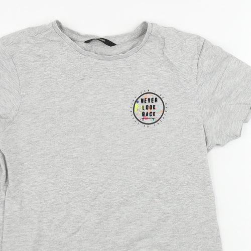 George  Boys Grey   Basic T-Shirt Size 13-14 Years