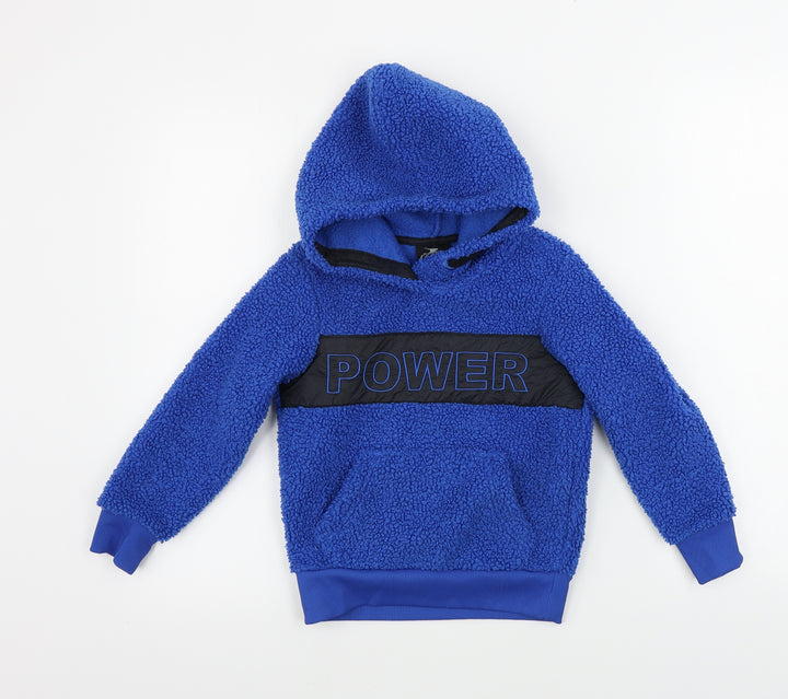 Crane Boys Blue   Pullover Hoodie Size 5-6 Years