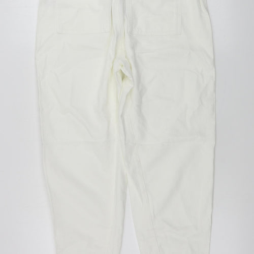Michelle Keegan  Womens Ivory   Trousers  Size 10 L25 in