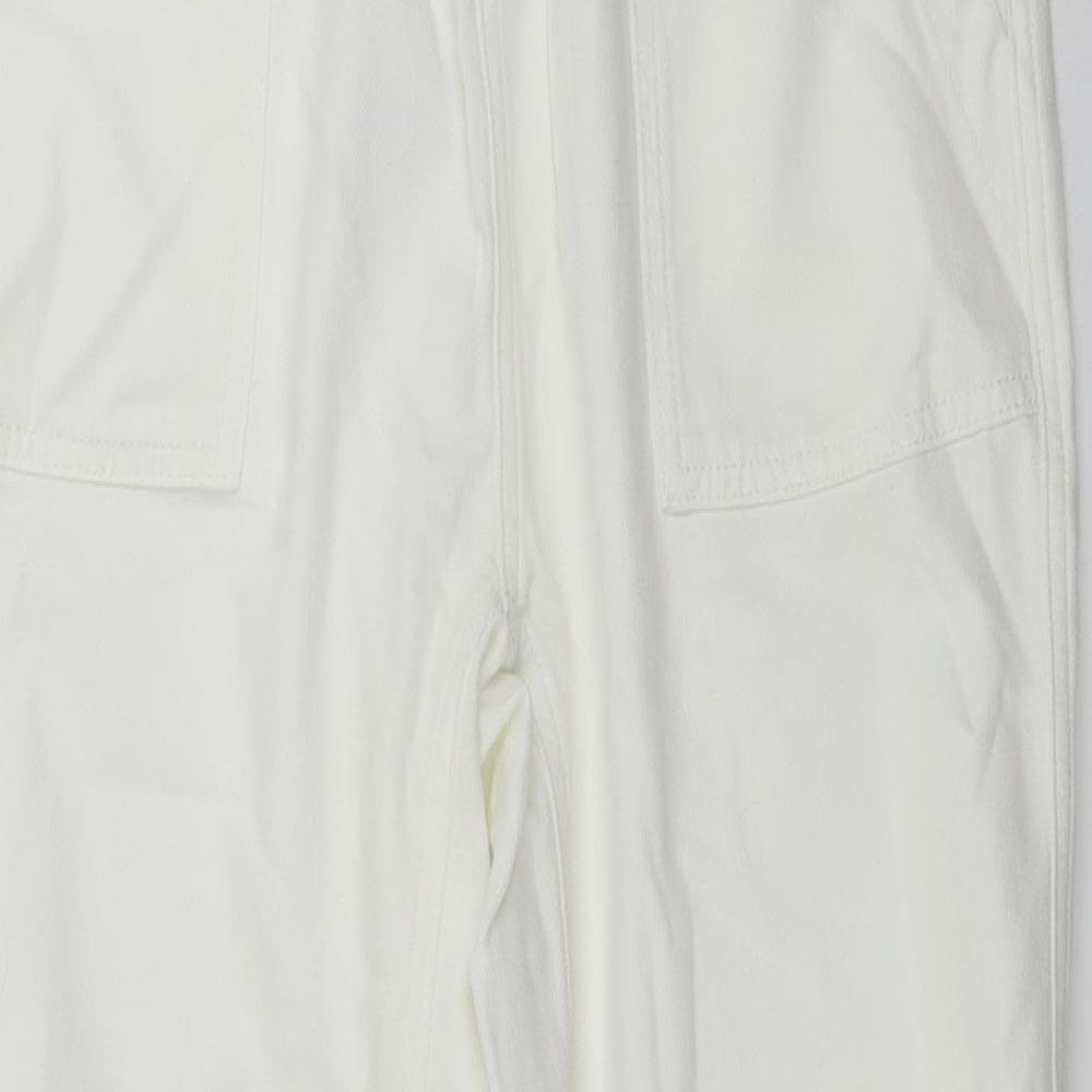 Michelle Keegan  Womens Ivory   Trousers  Size 10 L25 in