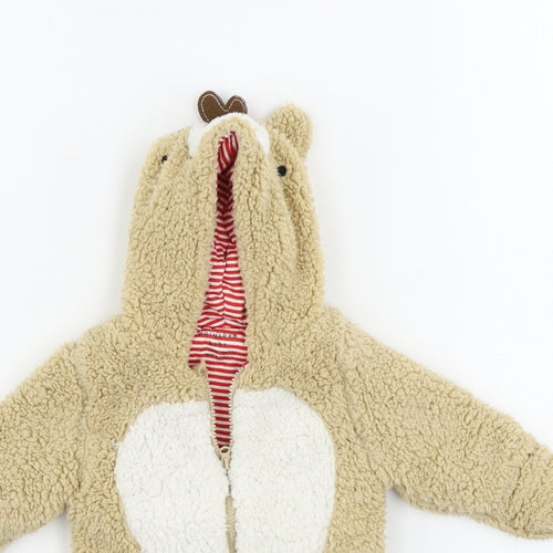 Primark  Boys Beige   Babygrow One-Piece Size Newborn