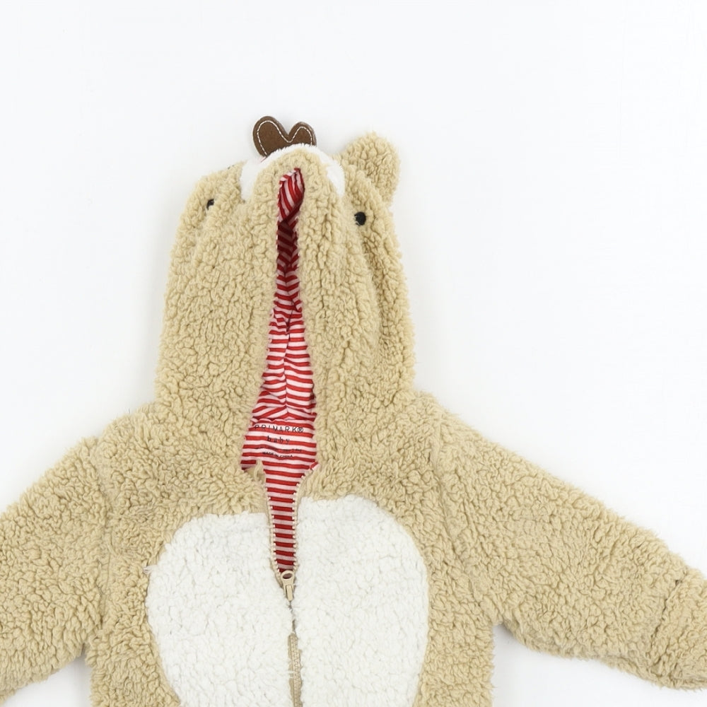 Primark  Boys Beige   Babygrow One-Piece Size Newborn
