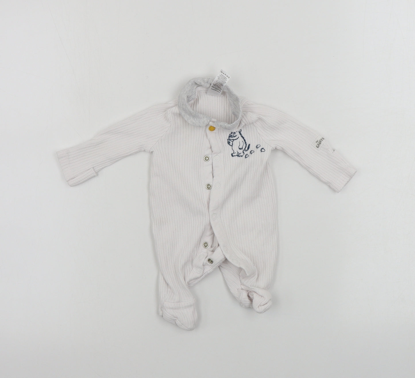 TU Boys White   Babygrow One-Piece Size Newborn