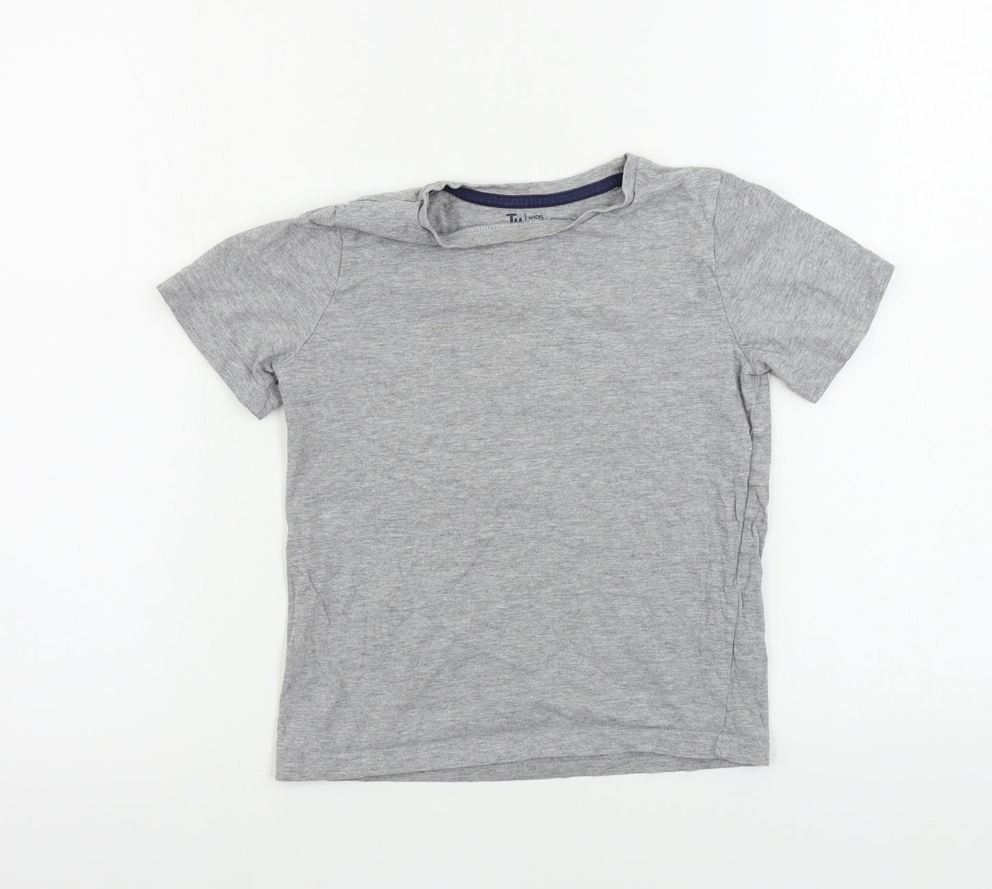 TU Boys Grey   Basic T-Shirt Size 8 Years