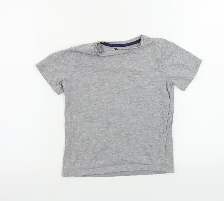 TU Boys Grey   Basic T-Shirt Size 8 Years