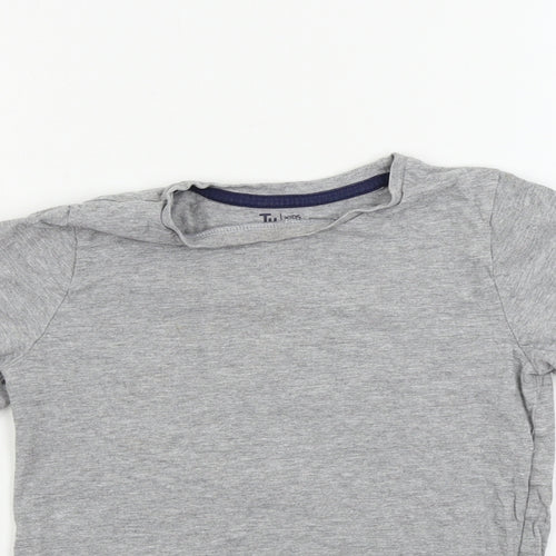 TU Boys Grey   Basic T-Shirt Size 8 Years