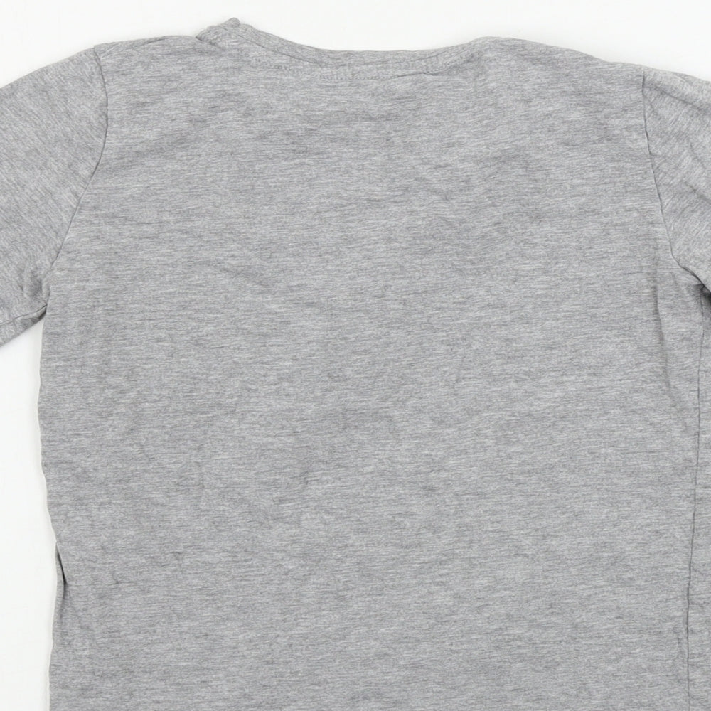 TU Boys Grey   Basic T-Shirt Size 8 Years