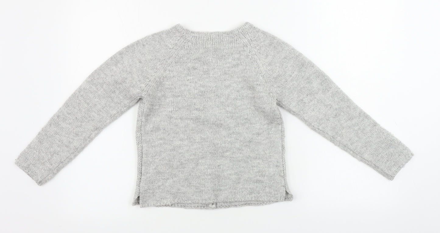 NEXT  Girls Grey   Cardigan Jumper Size 8 Years