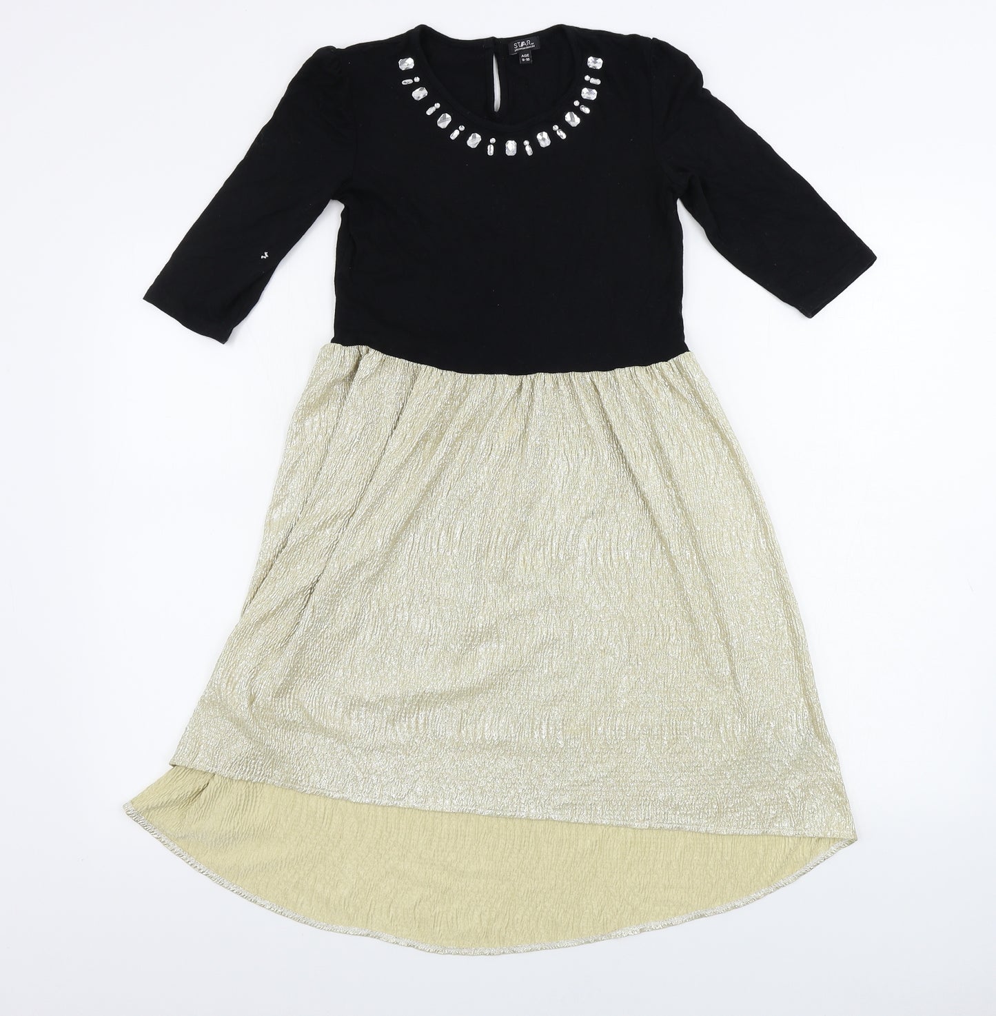 Julien Macdonald  Girls Black   A-Line  Size 9-10 Years