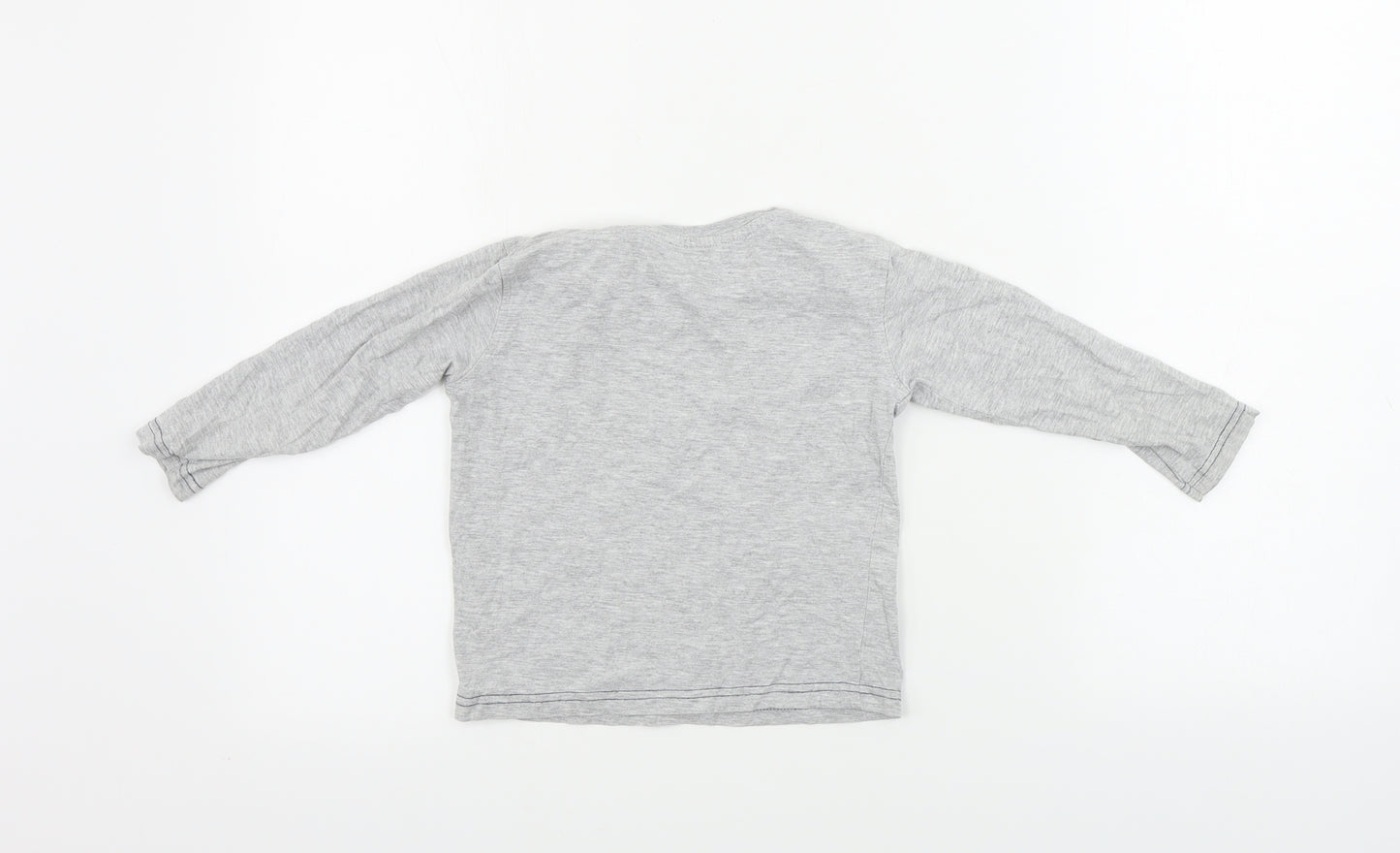 Rebel  Boys Grey   Basic T-Shirt Size 3-4 Years