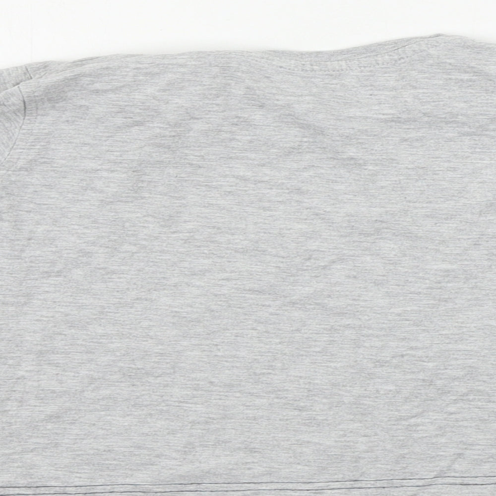 Rebel  Boys Grey   Basic T-Shirt Size 3-4 Years