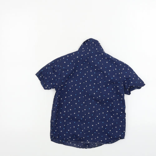 h&t Boys Blue   Basic Button-Up Size 5 Years