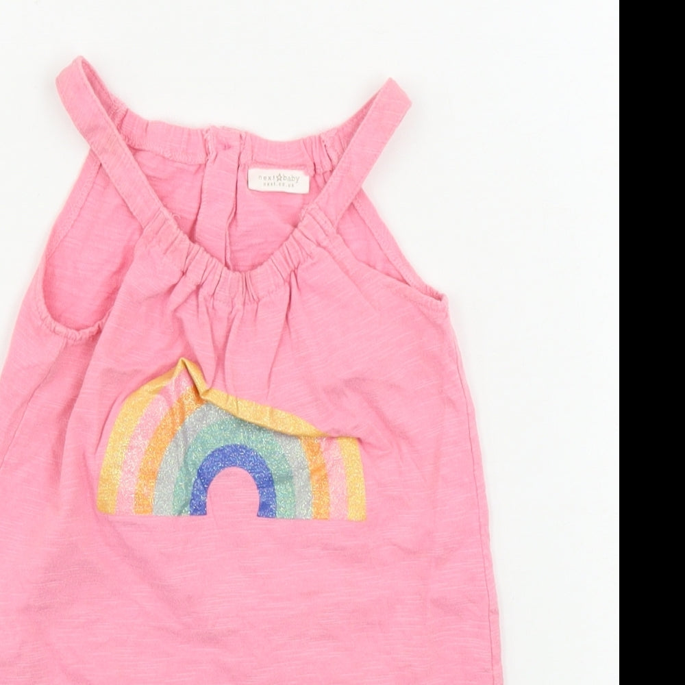 NEXT  Girls Pink   Catsuit One-Piece Size 9-12 Months