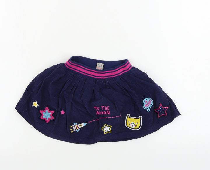 TU Girls Blue A-Line Skirt Size 2 Years