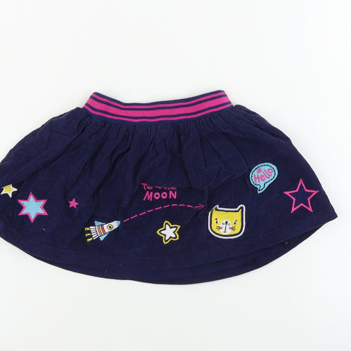 TU Girls Blue   A-Line Skirt Size 2 Years
