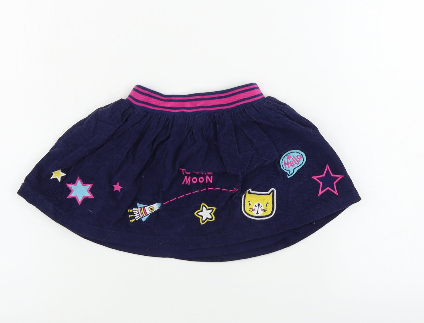 TU Girls Blue   A-Line Skirt Size 2 Years