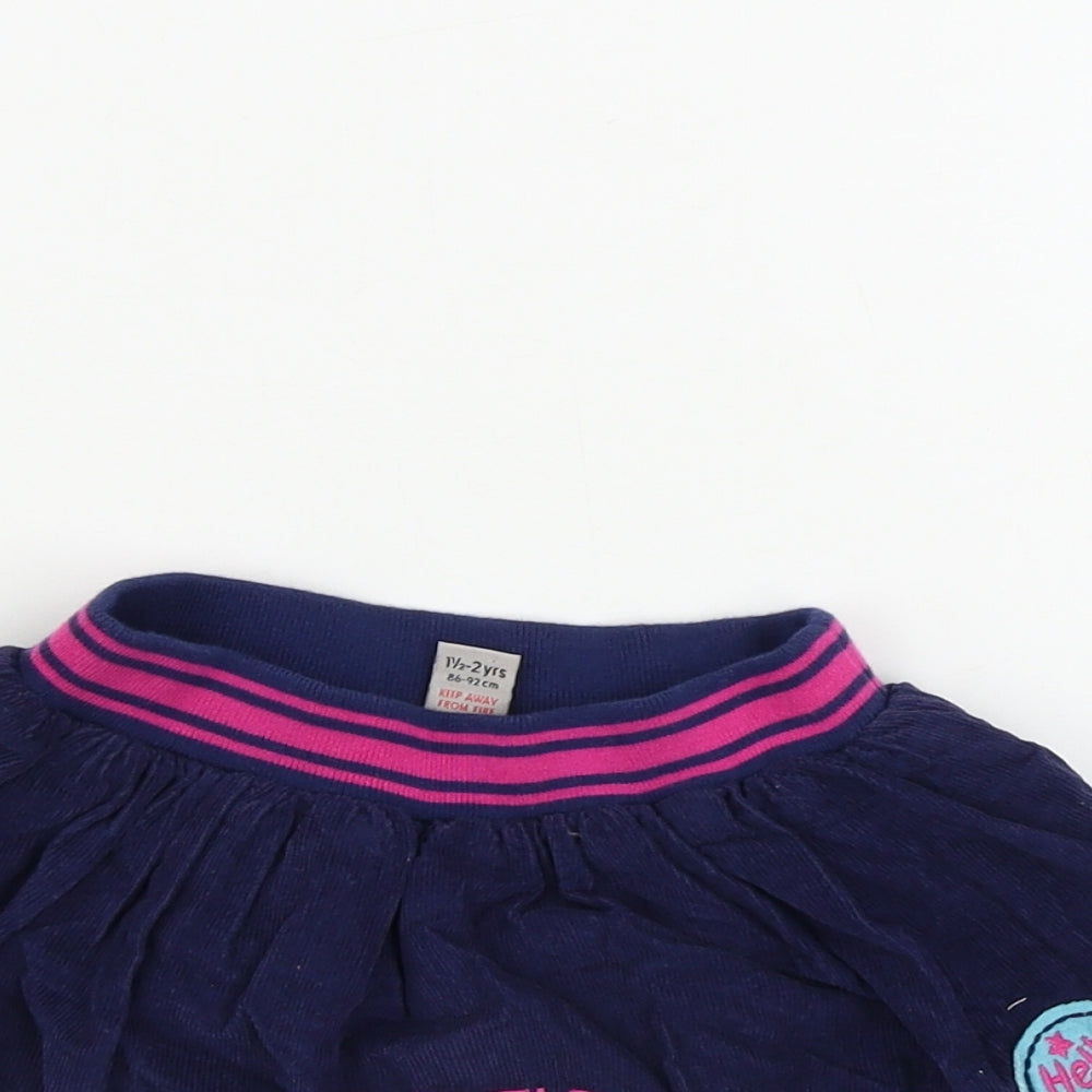 TU Girls Blue   A-Line Skirt Size 2 Years