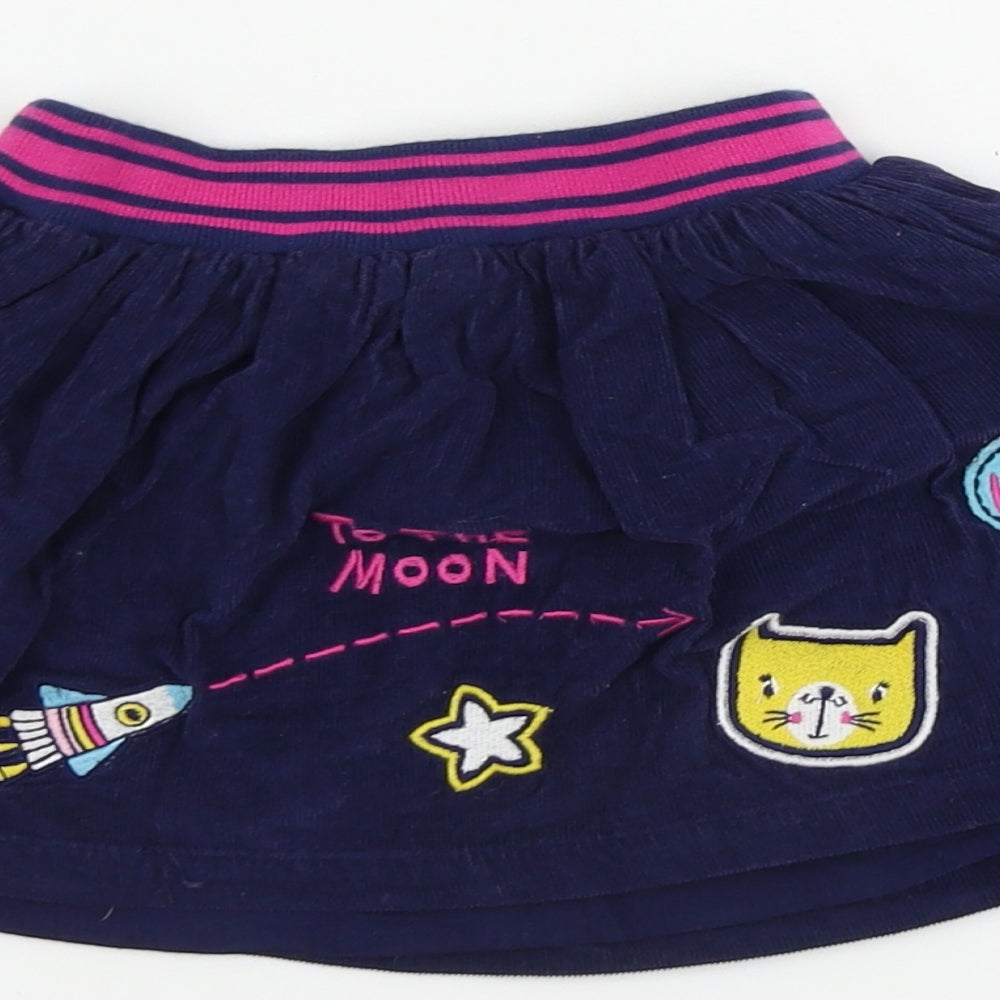 TU Girls Blue   A-Line Skirt Size 2 Years