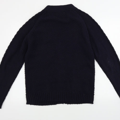 River Island  Mens Blue   Cardigan Jumper Size M