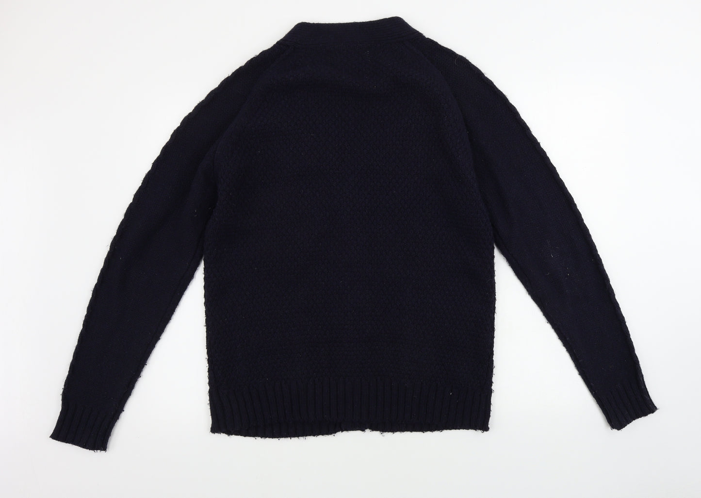 River Island  Mens Blue   Cardigan Jumper Size M