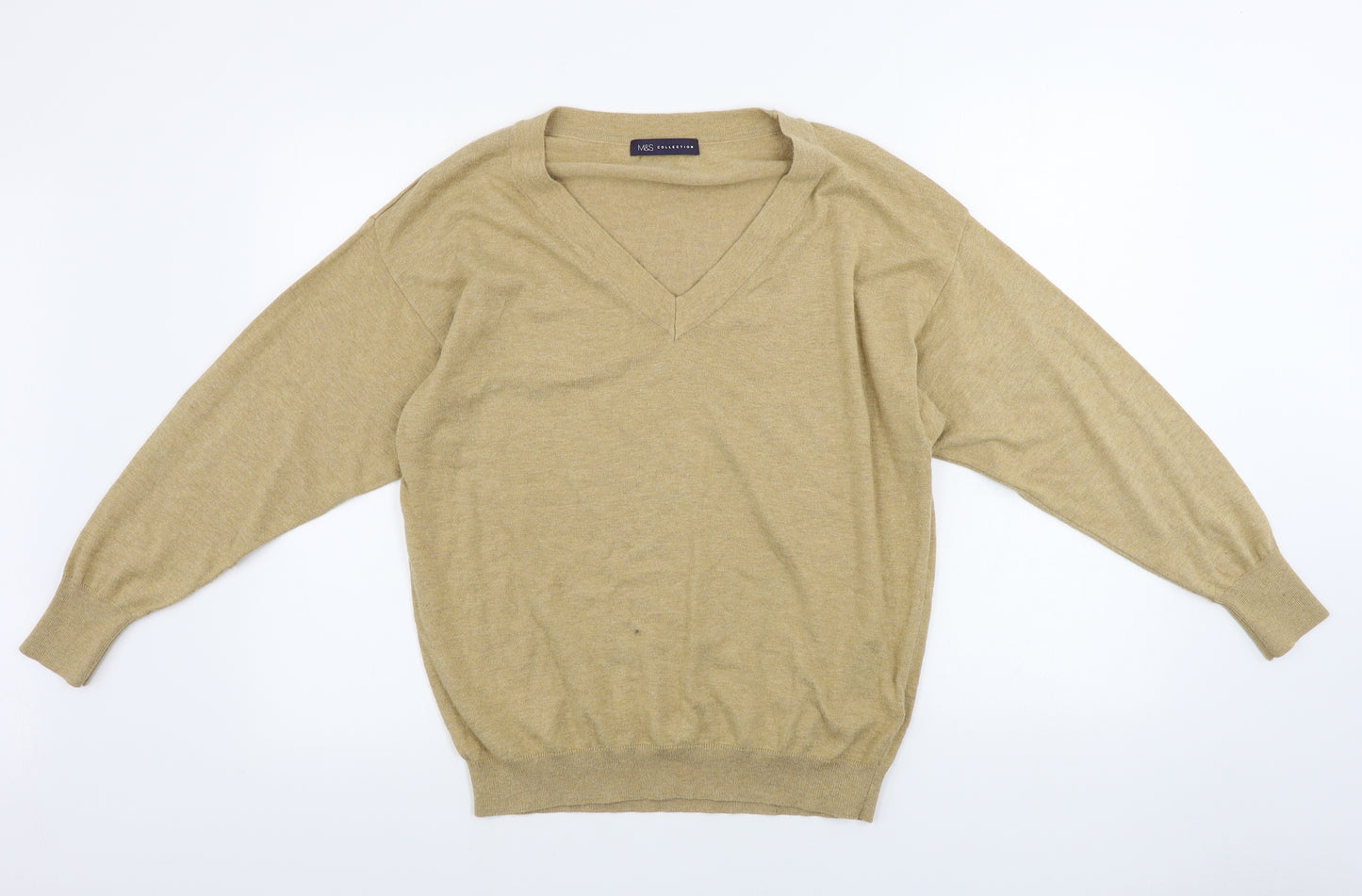 Marks and Spencer  Womens Beige   Pullover Jumper Size 12