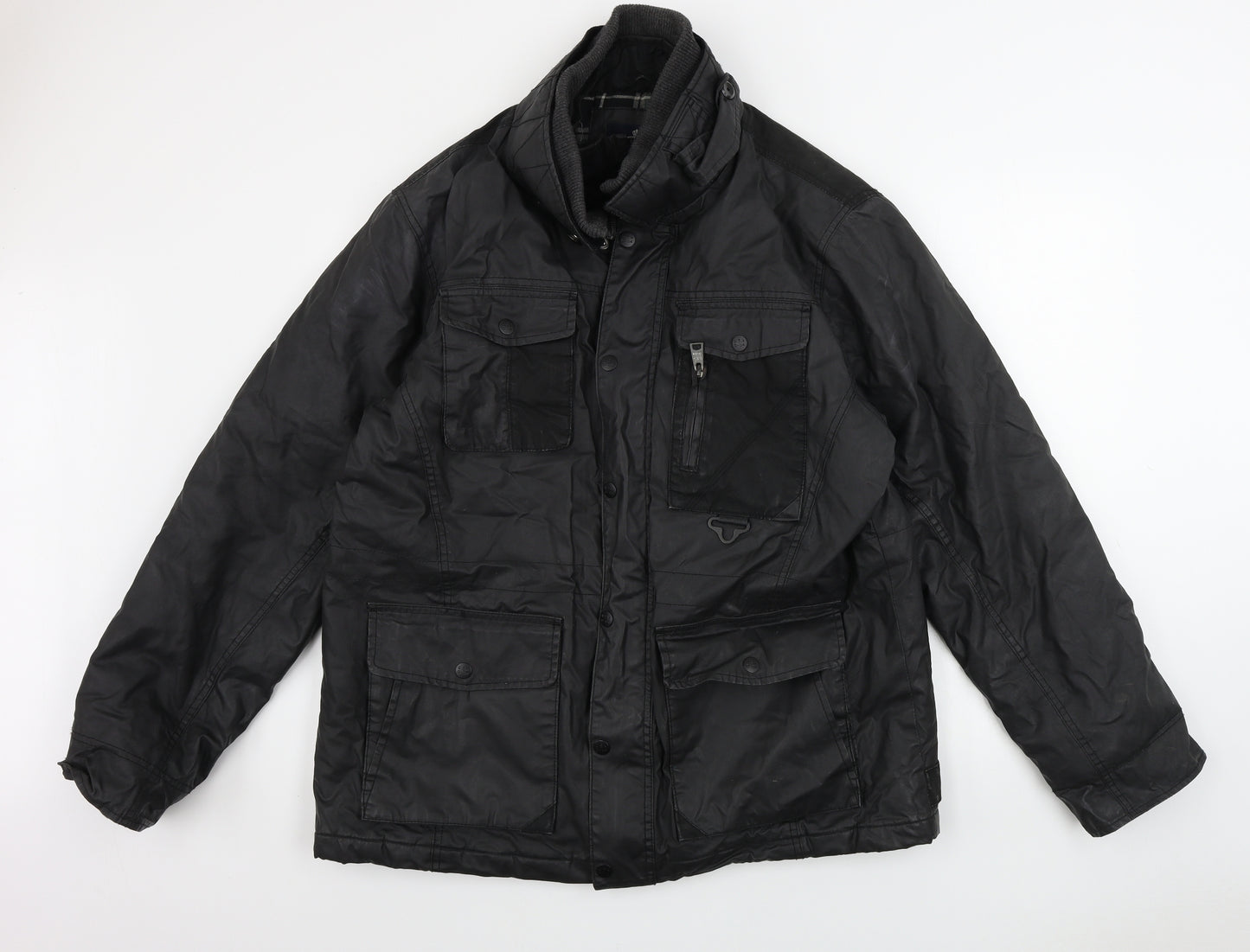 Easy Mens Black   Jacket Coat Size XL