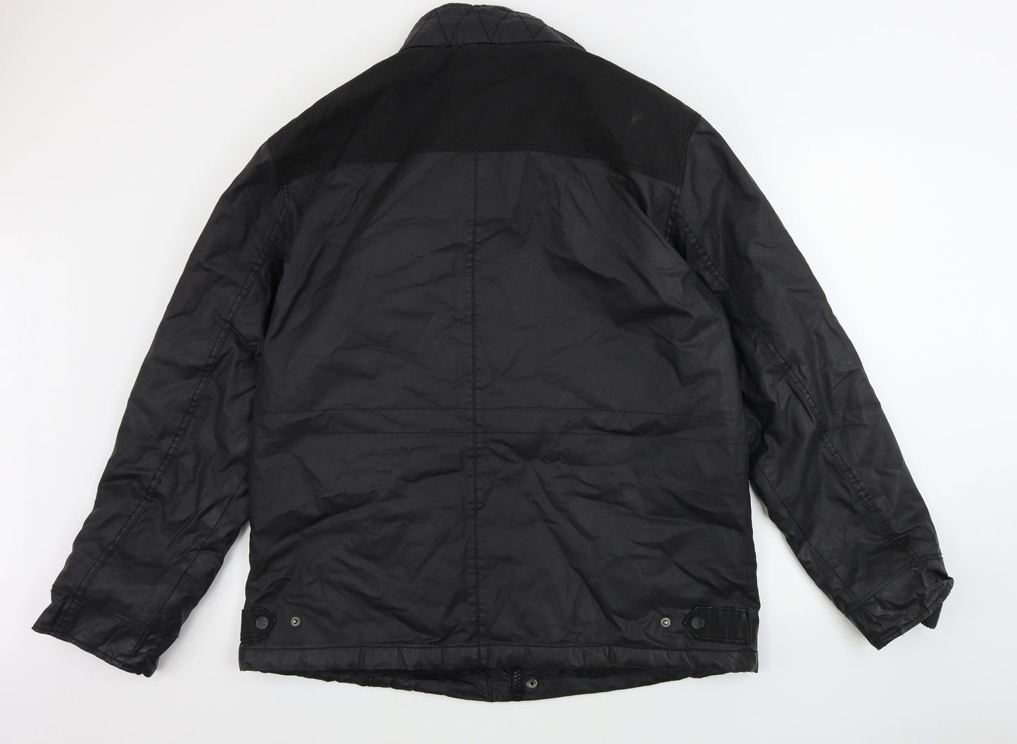 Easy Mens Black   Jacket Coat Size XL
